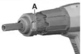 HILTI DX 6-GR - Release button for selector ring for driving energy - 1