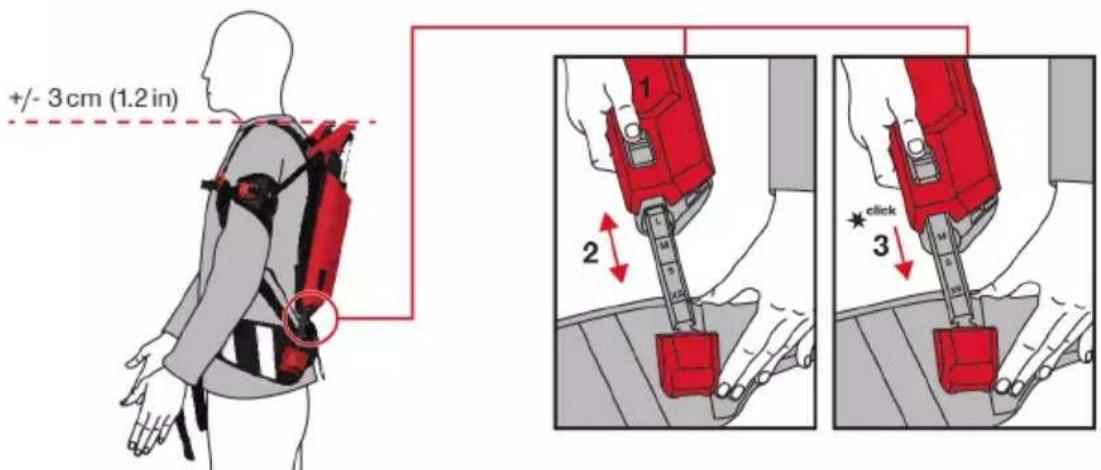 HILTI EXO-S - Yüksekligin ayarlanması - 2