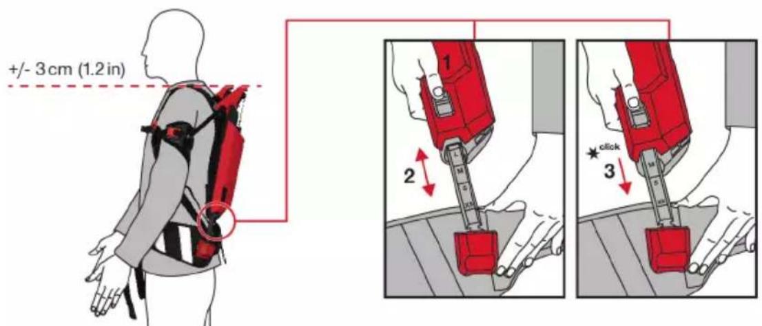 HILTI EXO-S - Reglare inaltime - 2