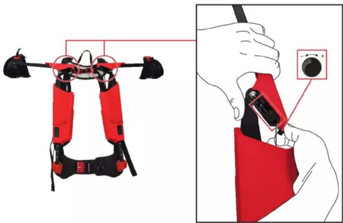 HILTI EXO-S - Adapter la force d'assistance - 1