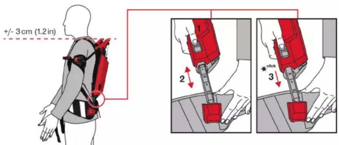 HILTI EXO-S - 6.4高度調整 - 2