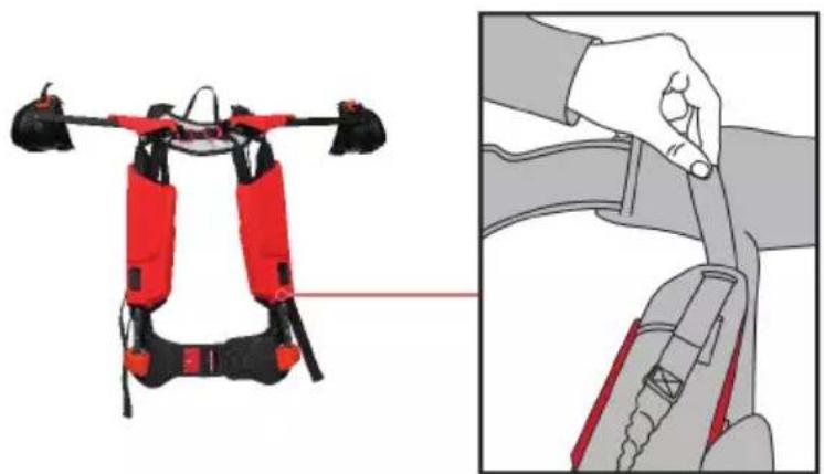 HILTI EXO-S - Seljavoo pikkuse seadistamine - 1