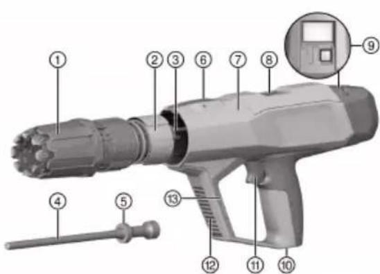 HILTI DX 6-IE - Vista general del producto (fijadora) - 1