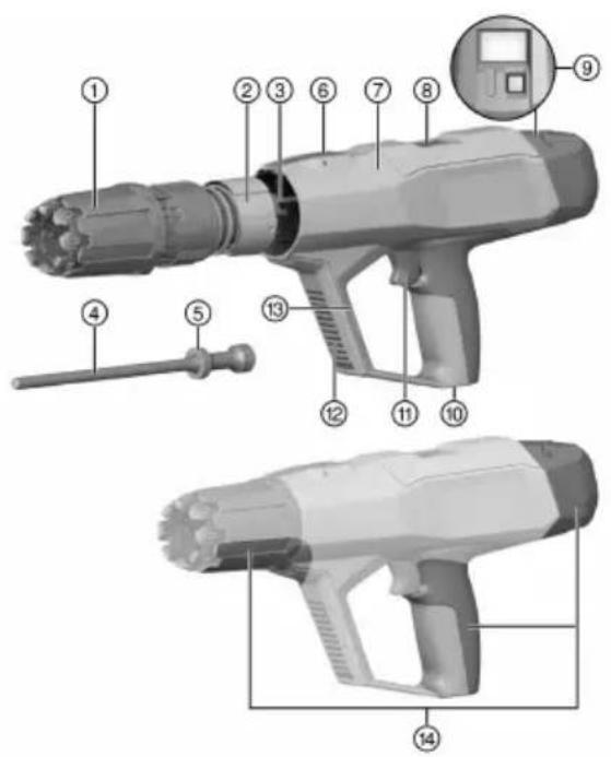 HILTI DX 6-F10 - Vista geral do produto (ferramenta de fixação) - 1