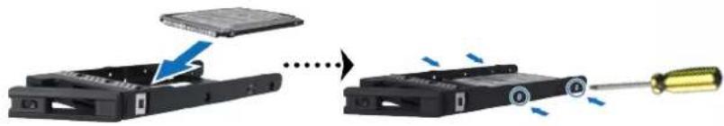 SYNOLOGY FX2421 - Installation des disques - 2