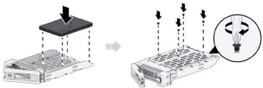SYNOLOGY RX1222sas - Installation des disques de stockage - 3