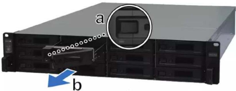SYNOLOGY RXD1219sas - Installation des disques - 1