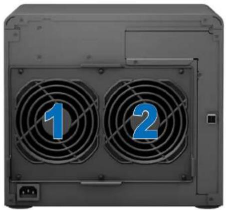 SYNOLOGY DX1222 - Remplacer le ventilateur du système - 1