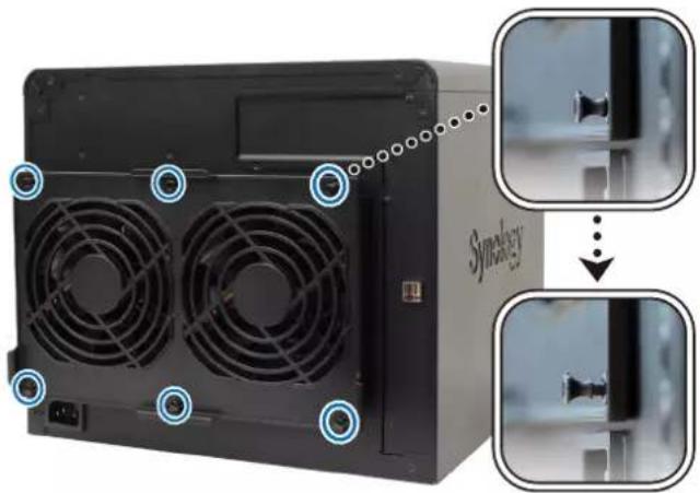 SYNOLOGY DX1222 - Remplacer le ventilateur du système - 2