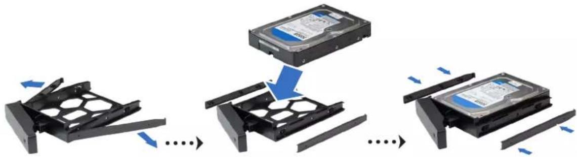 SYNOLOGY DX1222 - Installation des disques - 3