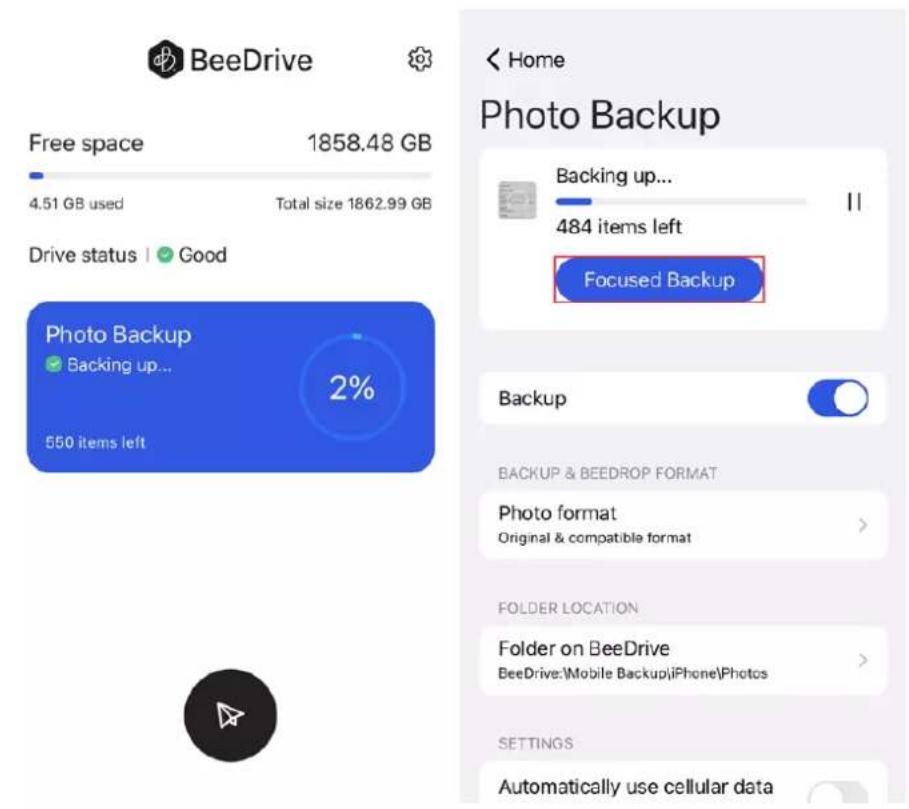 SYNOLOGY BeeDrive BDS70-1T - Utilisez la fonction Sauvegarde ciblée pour plus d'efficacité - 1