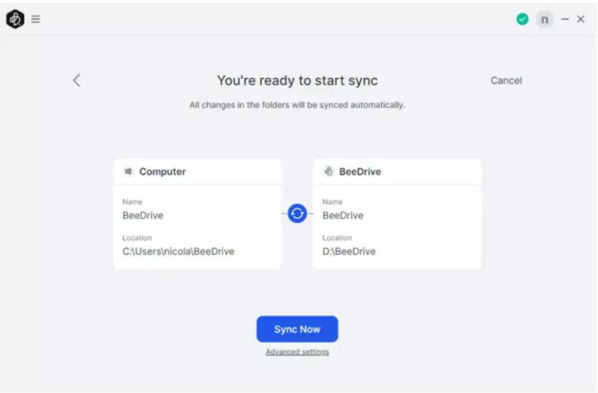 SYNOLOGY BeeDrive BDS70-1T - Activez la synchronisation des fichiers - 4