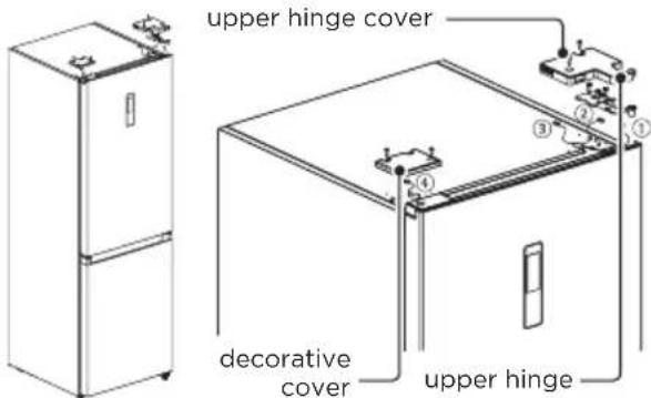 upper hinge cover decorative cover upper hinge