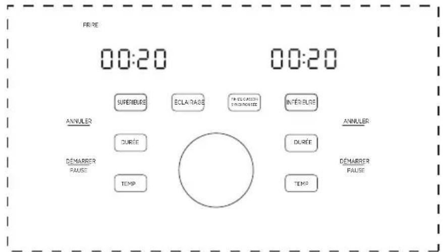 MIDEA MAD111D8APKW - Cuisson à deux zones (panier et four) - 4