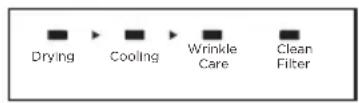 MIDEA MLE47R5BWW - Power on your dryer. - 2