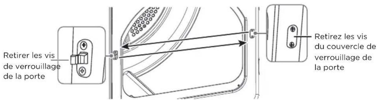 MIDEA MLE47R5BWW - PROCÉDURE D'INVERSION DE PORTE - 2