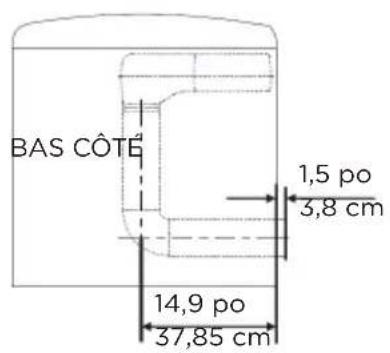 MIDEA MLE47R5BWW - Dimensions pour l'installation - 2