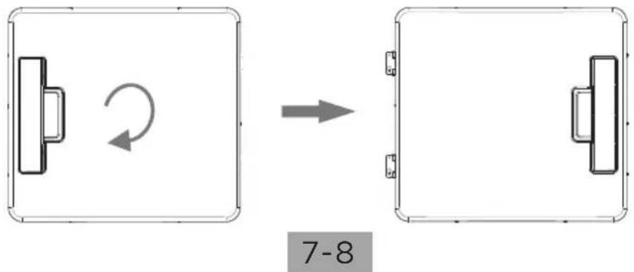 MIDEA MLE47R5BWW - PROCÉDURE D'INVERSION DE PORTE - 4