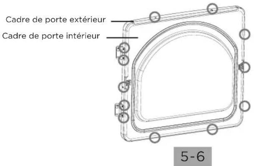 MIDEA MLE47R5BWW - PROCÉDURE D'INVERSION DE PORTE - 3