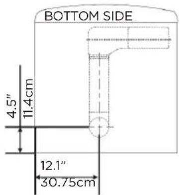 MIDEA MLE47R5BWW - Dimensions for installation - 4