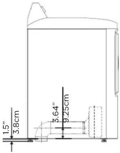 MIDEA MLE47R5BWW - Dimensions for installation - 5