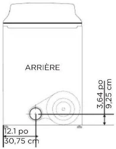 MIDEA MLE47R5BWW - Dimensions pour l'installation - 1
