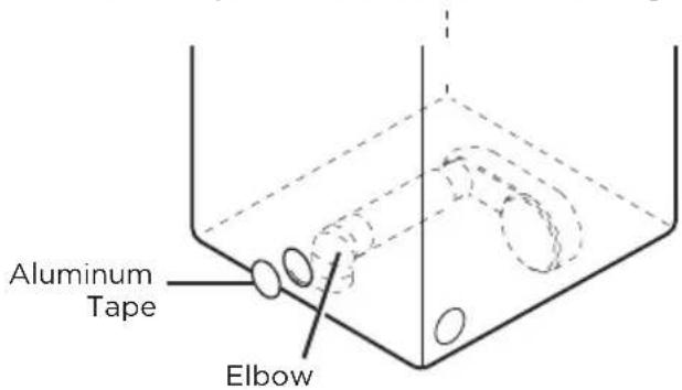 MIDEA MLE47R5BWW - Option 2: Bottom venting - 2