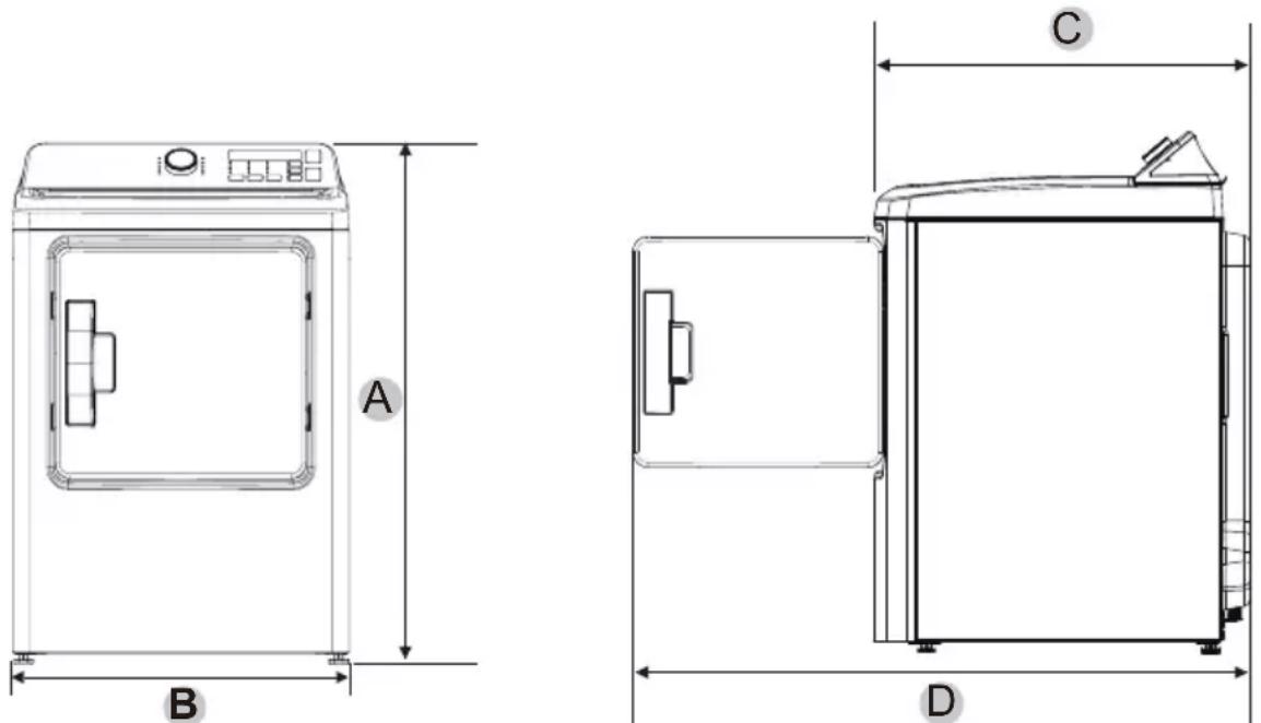 MIDEA MLE47R5BWW - AVERTISSEMENT - 1