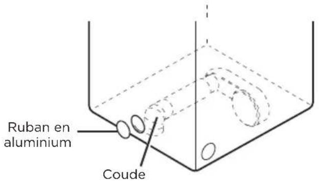 MIDEA MLE47R5BWW - Option 2 : Évacuation par le dessous - 2