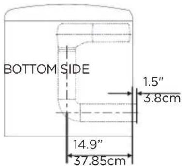 MIDEA MLE47R5BWW - Dimensions for installation - 2