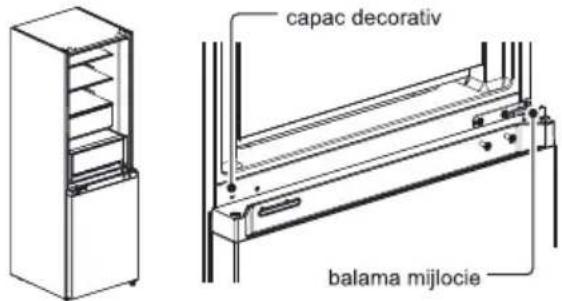 capac decorativ balama mijlocie