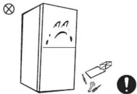 MIDEA MDRB521MGA46O - OPOZORILA V ZVEZI Z POSTAVITVIJO PREDMETOV - 3