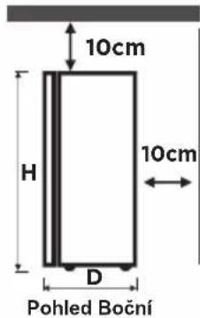 10cm H D 10cm Pohled Boční
