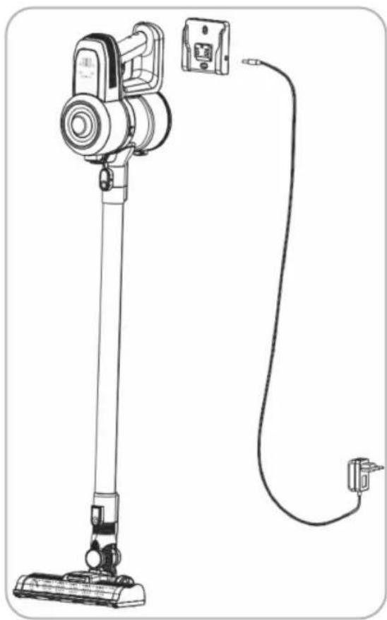 Ambiano GT-SF-VCS-02 - Chargement du pack d'accus - 2