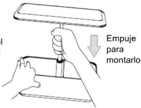 Empuje para montarlo