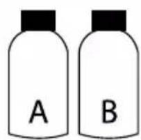 A B