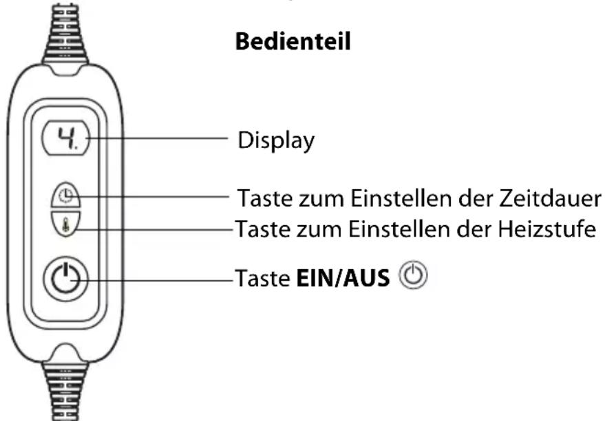 Ambiano GT-HPMB-05 - Ein-/Ausschalten und Temperatur einstellen - 1