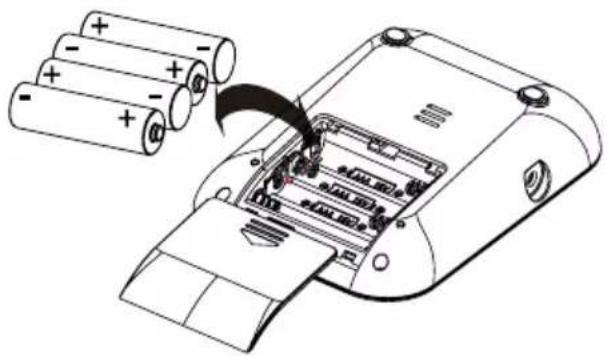 Duronic BPM120 - Installation et remplacement des piles - 1