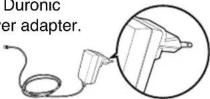 Duronic er adapter.