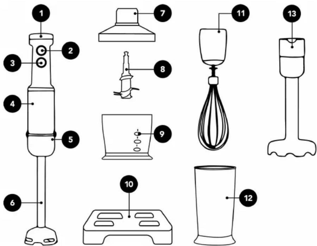 Duronic HB8010 - Bauteile - 1