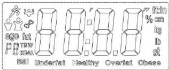 age fat POTEM KEAL BMI Underfat Healthy Overfat Obese ft:in % cm kg lb st