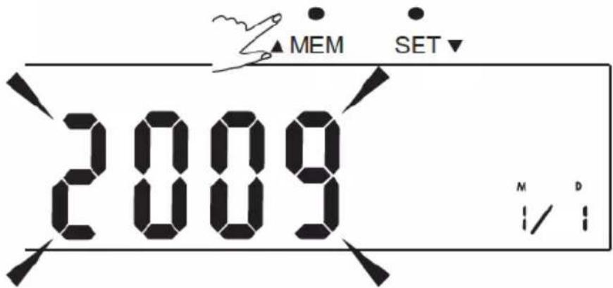 Duronic BPM450 - Ustawianie daty, godziny i jednoski pomiaru - 2