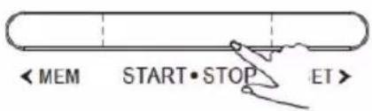 < MEM START•STOP ET >