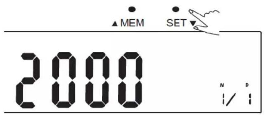 Duronic BPM450 - Impostare data, ora, e unità di misura - 1