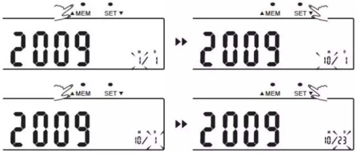 ▲MEM SET▼ 2009 M/D ▲MEM SET▼ 2009 M/D 10/ ▲MEM SET▼ 2009 M/D 10/ ▲MEM SET▼ 2009 M/D 10/23
