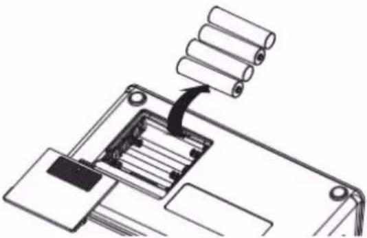 Duronic BPM450 - Installer et changer les piles - 1