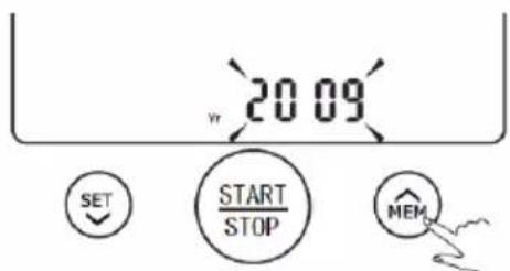2009 SET START / STOP MEM
