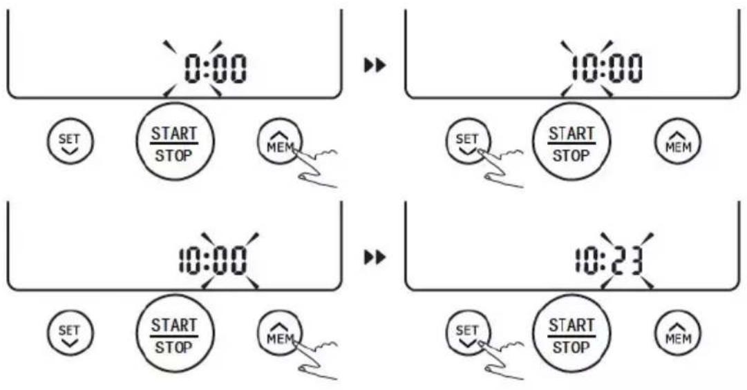 Duronic BPM150 - Paramétrer la date, l'heure et l'unité de mesure - 3