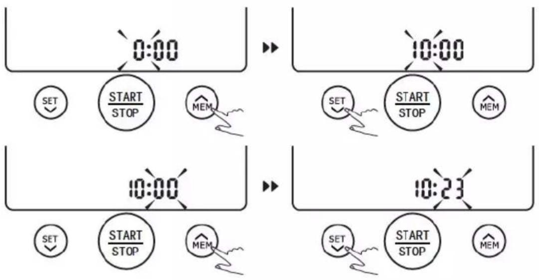Duronic BPM150 - Datum und Uhrzeit einstellen - 3