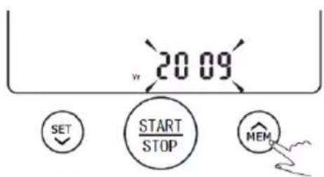 20 09 SET START STOP MEM